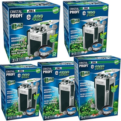 JBL CRISTALPROF greenline Außenfilter Aquarium Aquaristik e402 702 902 1502 1902