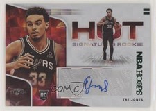 2020-21 Panini NBA Hoops Hot Signatures Rookies Green Tre Jones #HR-TRE Auto pb6