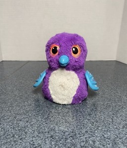Spin Master Hatchimals Interactive 5”  Toy Purple Dragon, White Belly, Blue Wing