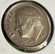 1993-S  **PROOF**  ROOSEVELT DIME - NICE COIN - IN 2 X 2 - L@@K AT PICTURES!!!!!