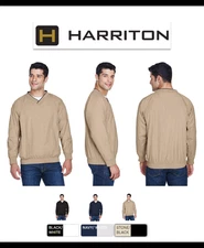 M700 Harriton Adult Microfiber Wind Shirt