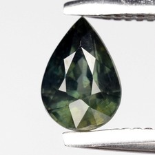 💎 0.45ct 5.2x3.5mm Pear Natural Green Sapphire - Unheated, Australia Gemstone