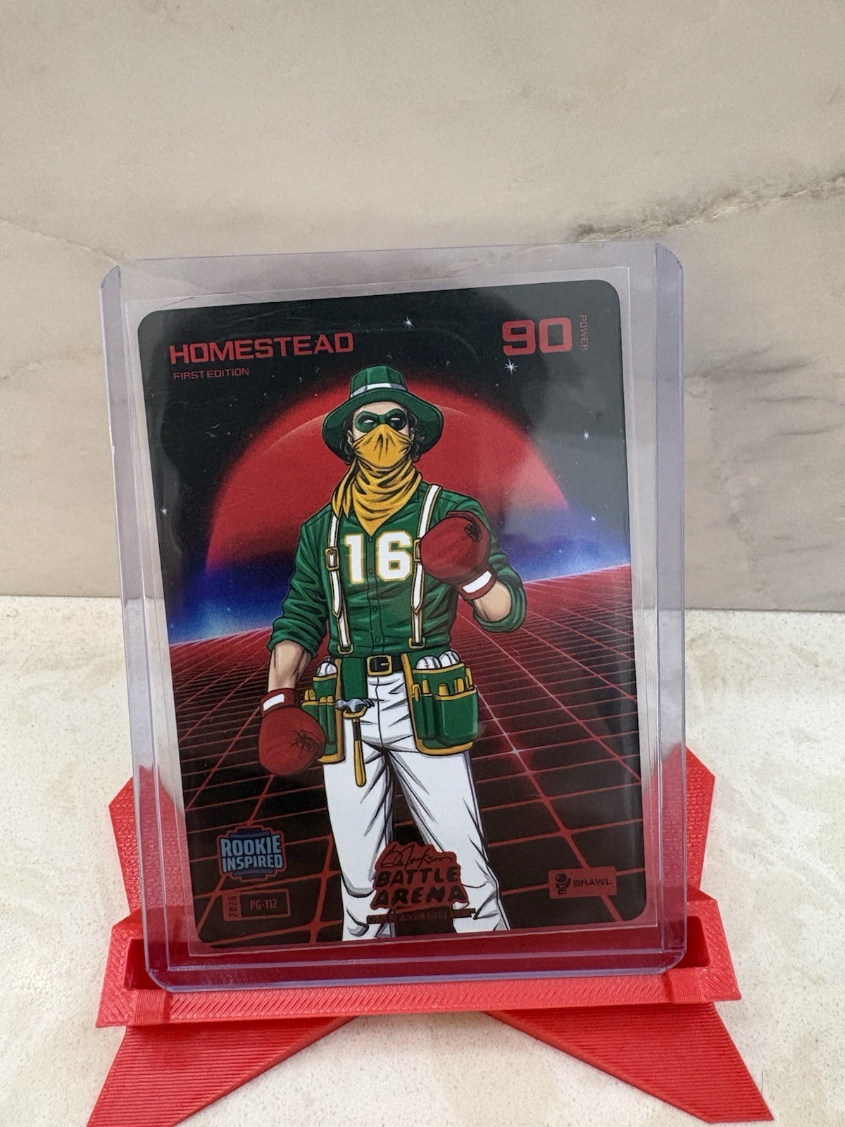 2026 Bo Jackson Battle Arena Homestead Nick Kurtz Power Glove Foil PG-112