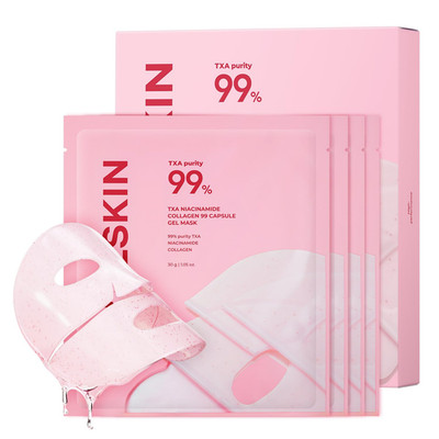 TXA Pink Capsule Gel Mask | Overnight Face Mask for Glass Glow Skin I 99% High-P