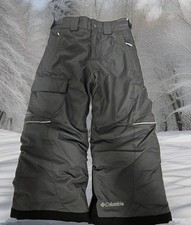 Columbia Bugaboo OmniHeat Kid's Snow Ski Pants Sz XXS 4/5 Gray Waterproof
