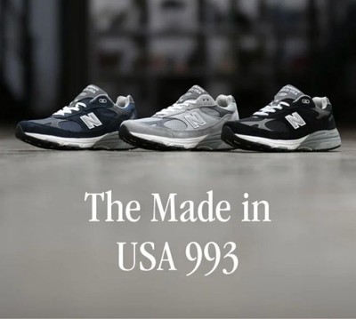 US 9.5 New Balance 993 Navy 27.5cm MR993NV New | eBay