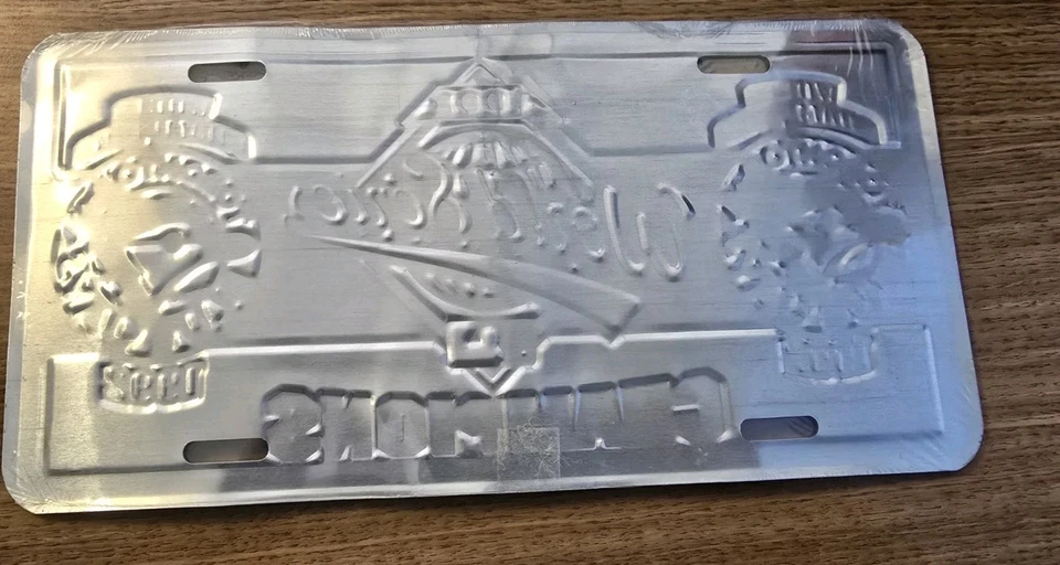 Vintage Toronto Blue Jays 1992 World Series Champions Aluminum License Plate - Image 3 of 4