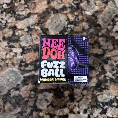 NeeDoh Fuzz Ball Wonder Waves Purple Squishy Stress Ball Nee Doh Fuzzball New