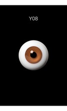 MSD SD doll glass Eyes D - Basic 14mm Glass Eye Y08 N5-5-1 brown color