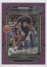 2023-24 Panini Prizm Draft Picks Rated Prospect Purple Wave KJ Evans #4 k6j