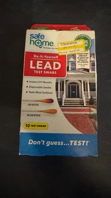 Safe Home Lead in Solids Combo Test Kit 10 DIY Swabs EPA Lab New