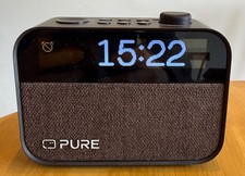 Pure Moment Bluetooth Radio DAB+/FM Coffee Black Excellent Conditiom Boxed
