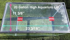 Aquarium Lid 20 Gallon High Clear 3/16 Polycarbonate