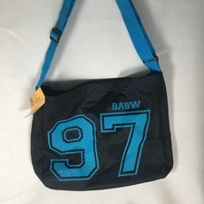 2010 Build a Bear Commemorative 97 BABW Tote Bag Black Blue Letters New