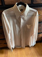 Vintage 70s Cellini Knitwear Nylon Disco Hippie Club Sheer Shirt Medium