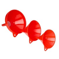 hünersdorff Trichter HD-PE Set 3-Teilig Rot