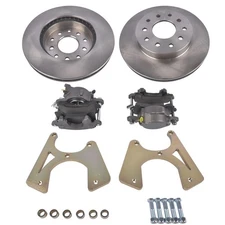US Bolt-On Rear Disc Brake Conversion Kit Fit for 10 & 12 Bolt Chevy Chevelle