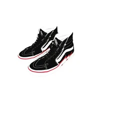 Vans SK8- High Bolt sneakers. Men’s size 5 and women’s size 6.5.