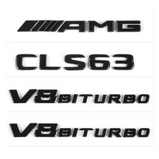 Sticker Embleme Aufkleber Schriftzug 3D Für Mercedes Benz CLS63 AMG V8 BITURBO Sticker Embleme Aufkleber Schriftzug 3D Für Mercedes Benz CLS63 AMG V8 BITURBO