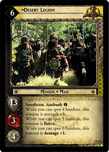 Desert Legion - Foil Moderately Played LOTR: The Two Towers (Foil)