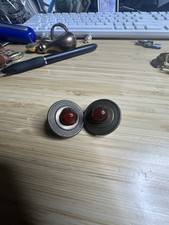 vintage earrings By Jan Michaels San Francisco’s Red Stone Round