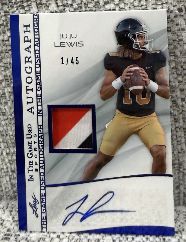 Leaf Juju Lewis Game used Patch Auto