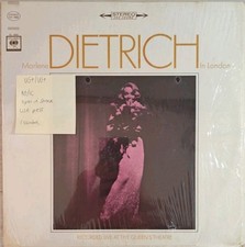 Marlene Dietrich In London Live At The Queen's Theatre Vinyl Record VG+ OS2830