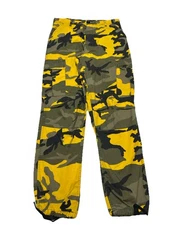 Rothco Camo Tactical BDU Pants Camo Cargo Pants Stinger Yellow Camo M Reg