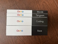 Osmo Learning Kit for iPad COMPLETE: Base, Tangram, Words,  Coding