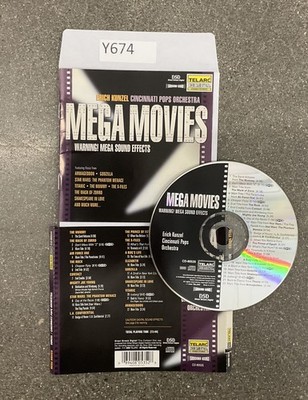 Mega Movies by Erich Kunzel, Cincinnati Pops Orchestra (CD, 2000) No Case #Y674