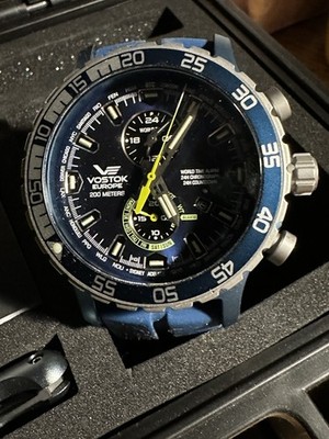 VOSTOK-EUROPE YM8J-597E546 EXPEDITION  EVEREST UNDERGROUND   NEU OVP !!! MULTIFU