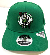 Boston Celtics NBA NE Stretch-Snap Snapback Hat~Green