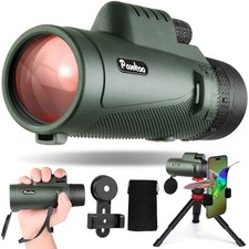 40X60 Monocular Telescope with Smartphone Holder Upgraded Tripod, 2024 BAK4