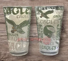 Philadelphia Eagles Retro Boelter NFL Spirit 16oz Pint Glass (1)