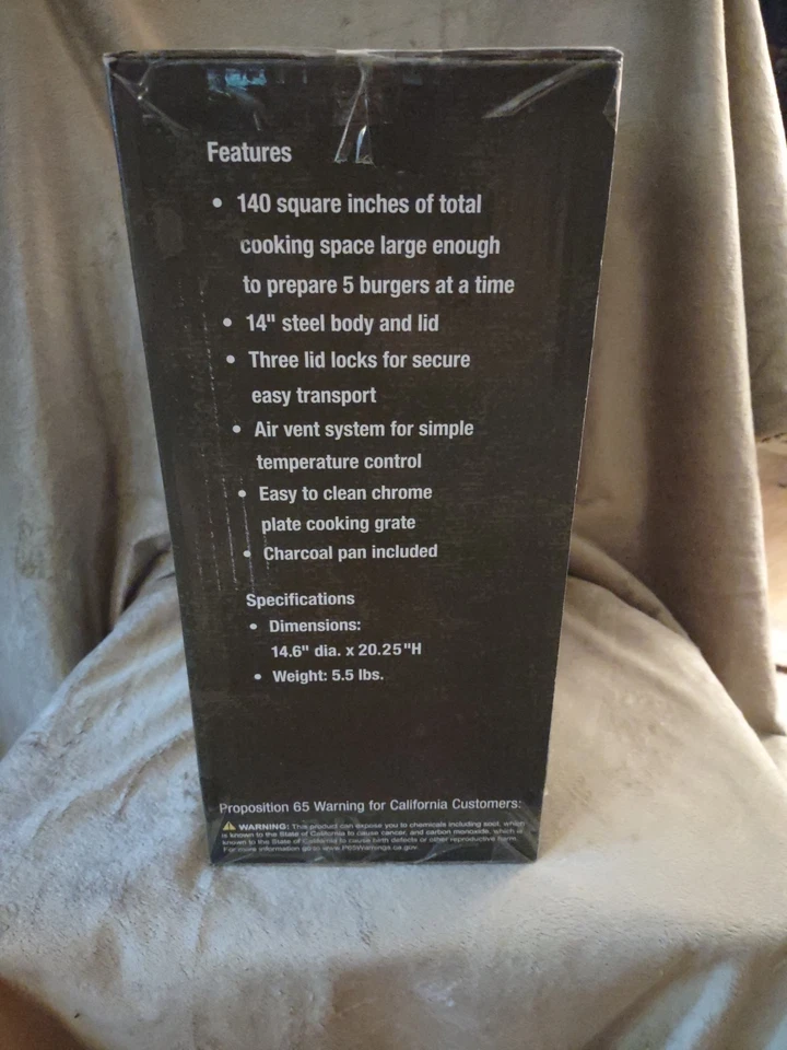 Bass Pro Shops Mesa Bobber Grill Acero Cromo Bloqueo Seguro - NUEVA CAJA ABIERTA Foto 2 de 2