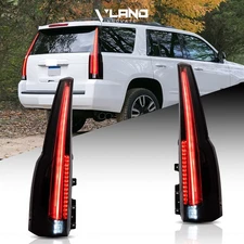 Smoked VLAND Pair FULL LED Tail Lights For Chevrolet Suburban Tahoe 2015-2020 US