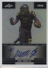 2016 Leaf US Army All-American Bowl Metal Auto 7/10 Tony Jones Jr #92 Auto 0e3s