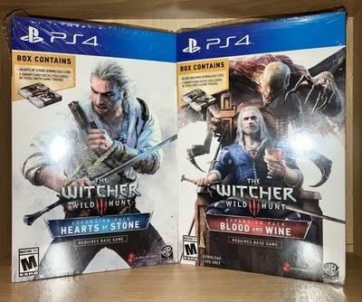 Witcher 3 Hearts of Stone + Blood and Wine (PS4) Gwent card deck box sets no DLC