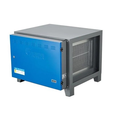 Kitchen oil fume purifier with high efficiency and low altitude emissions