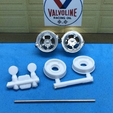 Mpc Halibrand 5 Hole Drag Race Wheels W Nice Backs 2 Axle 125 Lbr Model Parts