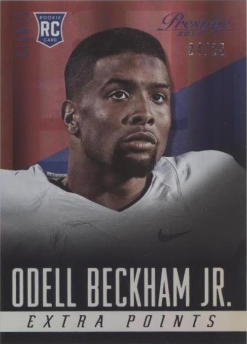 2014 Panini Prestige - Rookie Odell Beckham Jr. #275 Extra Points Holo ...