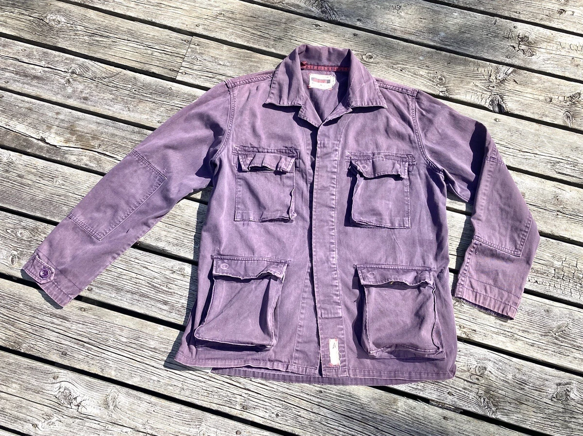 Purple army jacket sale
