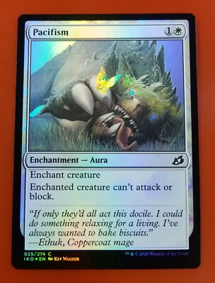 Pacifism (FOIL) : IKORIA LAIR OF BEHEMOTHS 025/274 - Magic the Gathering Single Card
