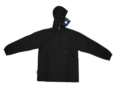 Charles River Apparel Lightweight Pouch Pocket Pullover Jacket Black Youth XL