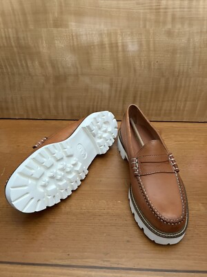 GH BASS 9 US - MENS LARSON TAN LUG WEEJUNS LOAFER | eBay display picture 1