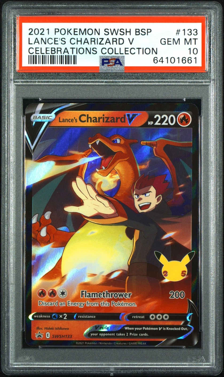 Celebrations Collection-Lance's Charizard V - Pokemon TCG Codes