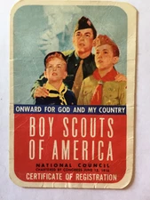 1959 Membership Card Indiana