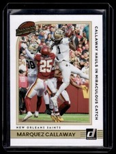 2022 Panini Donruss Marquez Callaway Highlights #H-MC New Orleans Saints