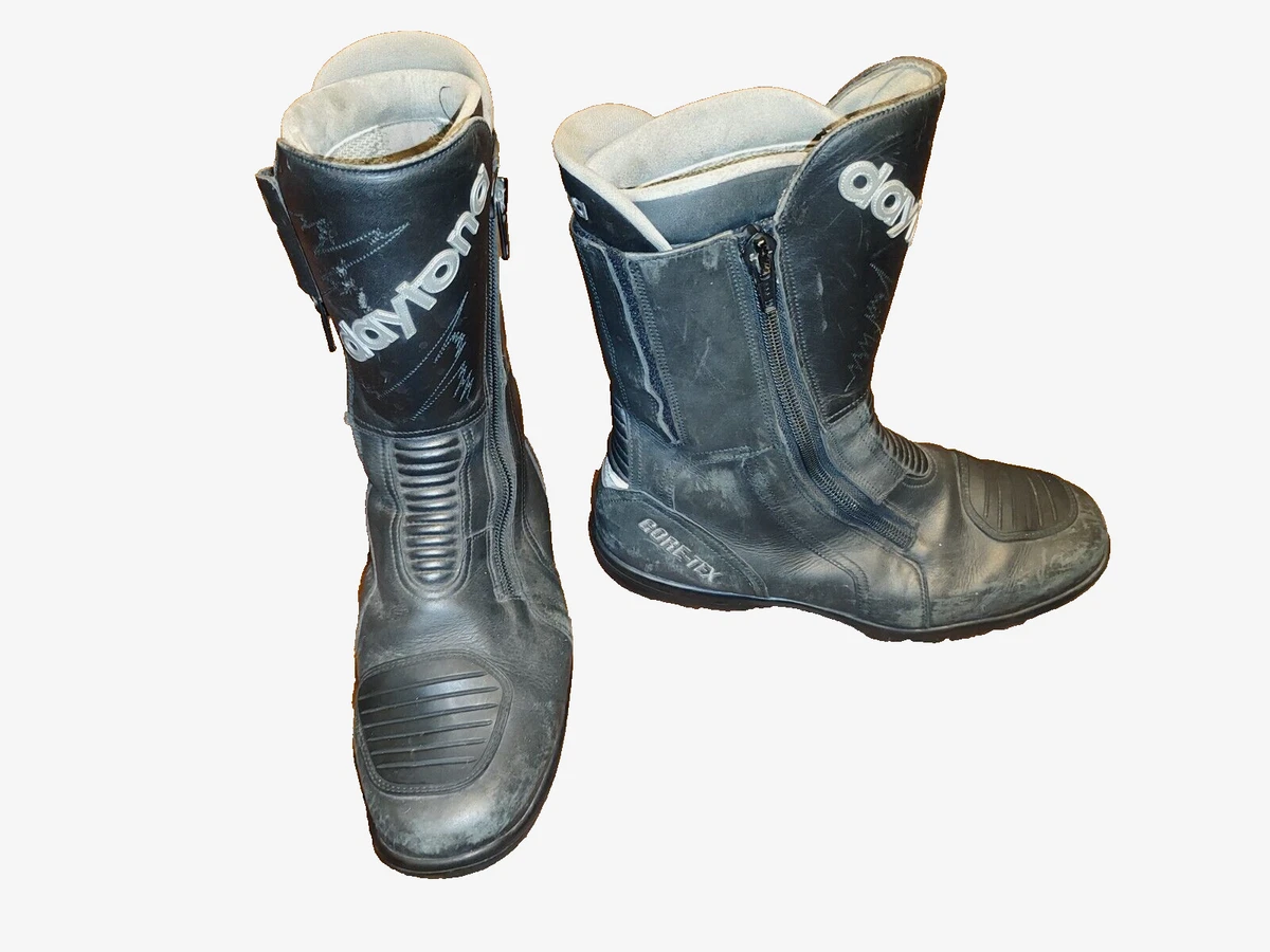 Daytona Road Star GTX Gore Tex Leather Motorcycle Road Boots EU 45