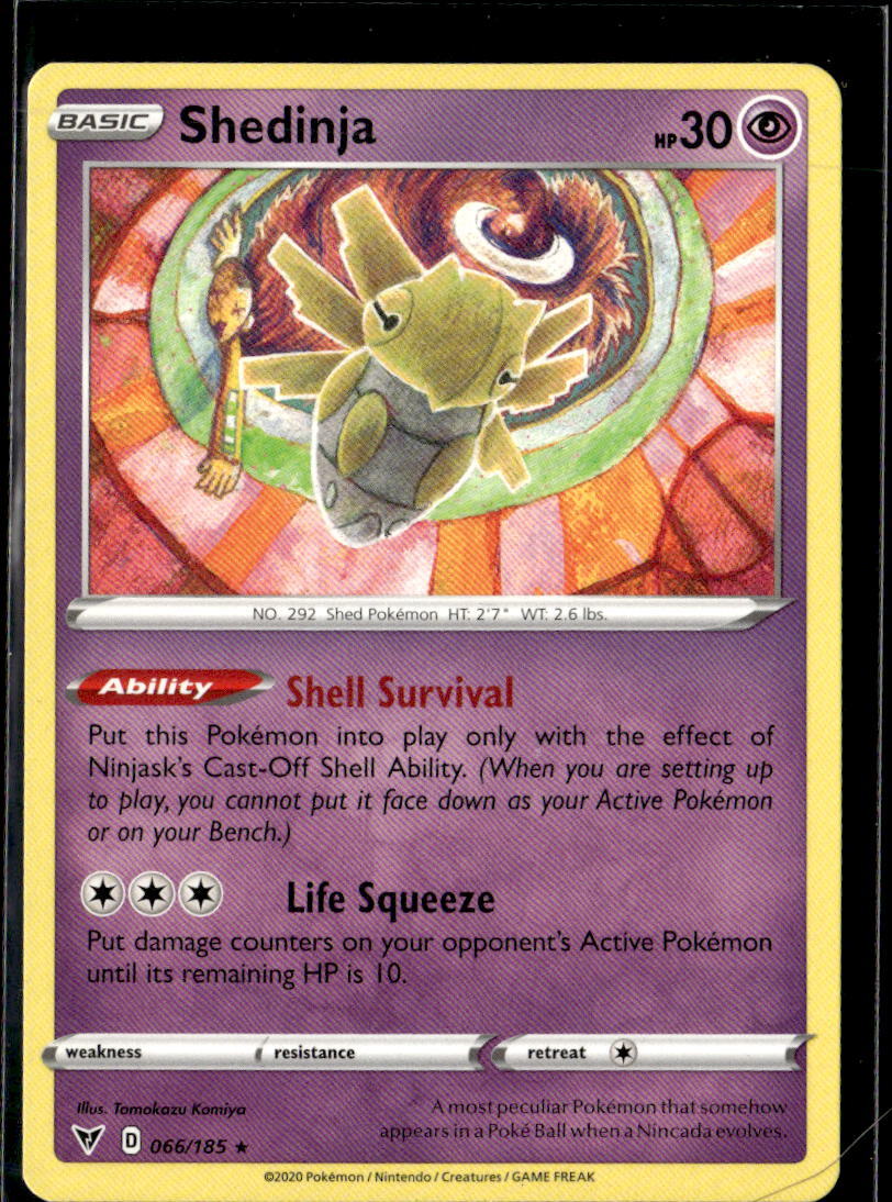 Pokemon Shedinja 066/185 Vivid Voltage Non Holo Rare 3 Card Lot | eBay